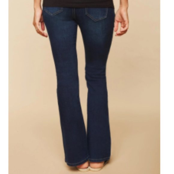 Motherhood Maternity Indigo Blue Boot Cut Petite Extra Large - Picture 2 of 12